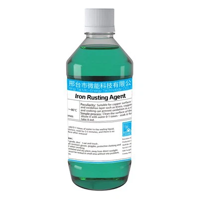 Kraftig jernrustende væske